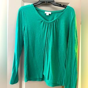 Loft green long sleeve shirt